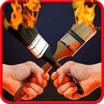 fire drawing android application logo